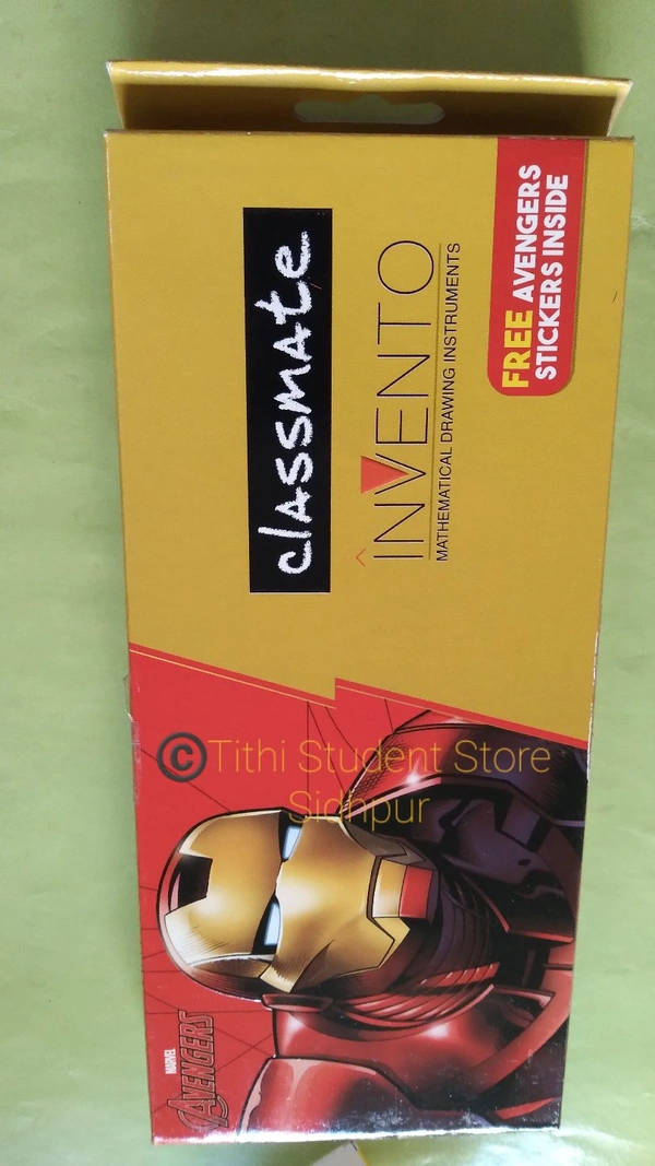 Classmate Invento Mathematical Instrument Box - Ironman