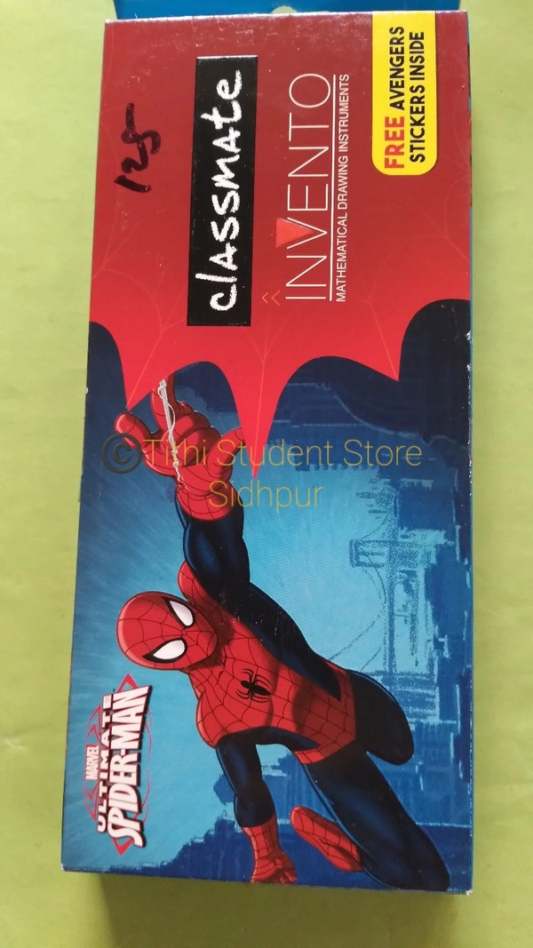 Classmate Invento Mathematical Instrument Box - Spiderman