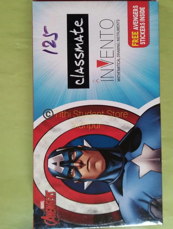 Classmate Invento Mathematical Instrument Box - Captain America