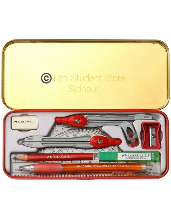 Faber Castell Centroid Mathematical Instrument Box - Single Piece Price