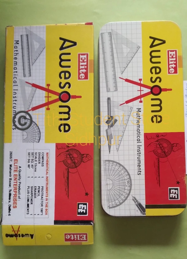 Awesome Mathematical Instrument Box - Price for single piece 