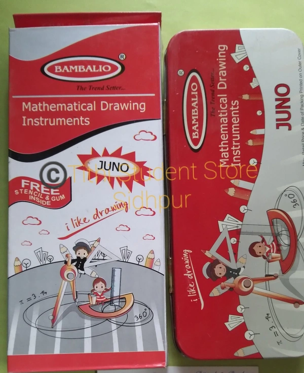 Bambalio Mathematical Instrument Box - Price for single piece 