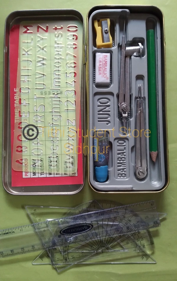 Bambalio Mathematical Instrument Box - Price for single piece 