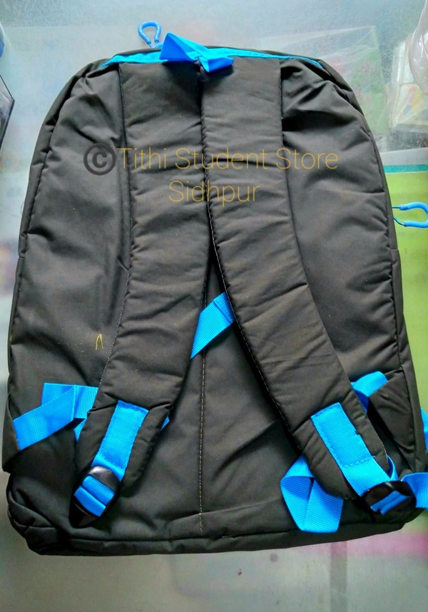 Designer Backpack TSS 122275 - Black + Blue , Black + Blue 