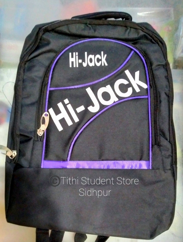 Hi-Jack Student Backpack No.101135 - Black 
