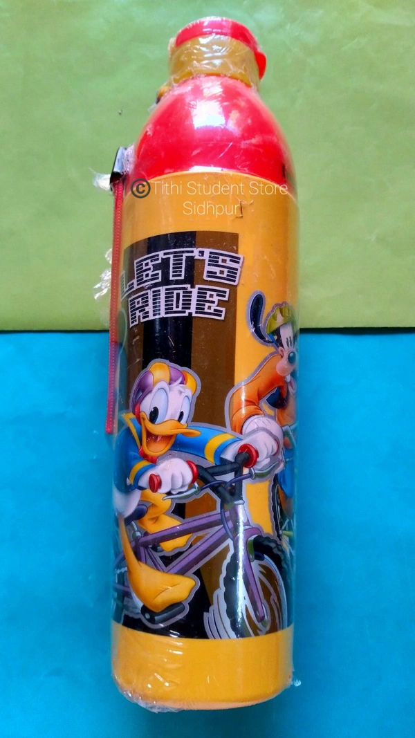 DisneyWater Bottle 700 - Mickey Yellow 