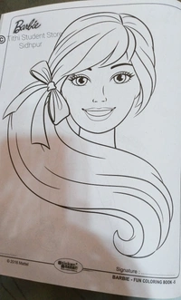 Sticker Bazzar Barbie Coloring Book 5 - No. : 5