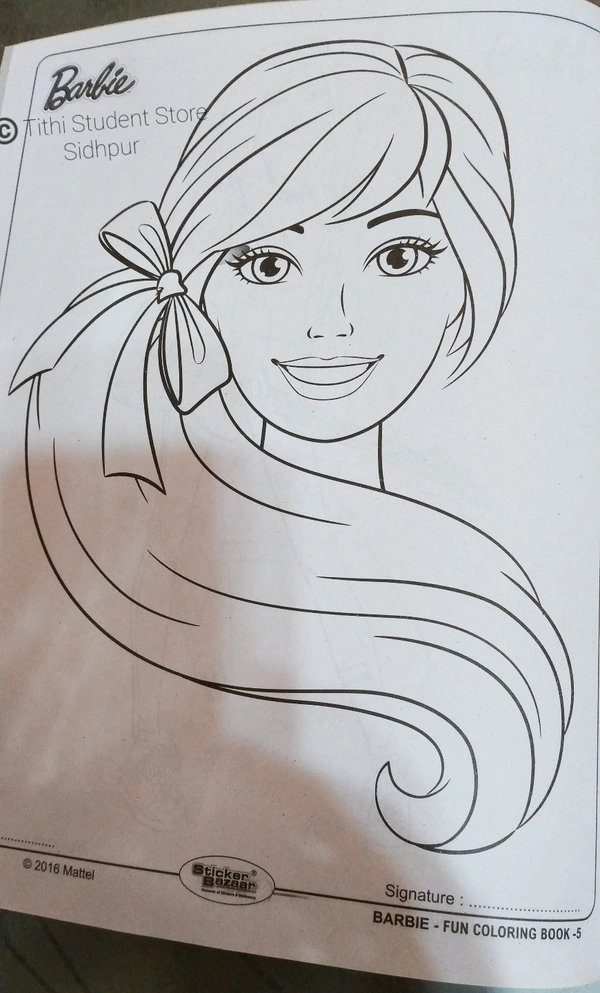 Sticker Bazzar Barbie Coloring Book 5 - No. : 5