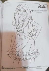 Sticker Bazaar Barbie Fun Coloring Book 13 - No. : 13