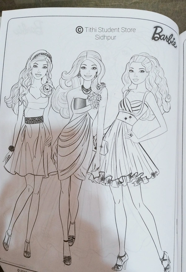 Sticker Bazaar Barbie Fun Coloring Book 13 - No. : 13