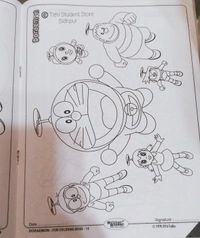 Sticker Bazaar Doraemon Fun Coloring Book 14 - No. : 14