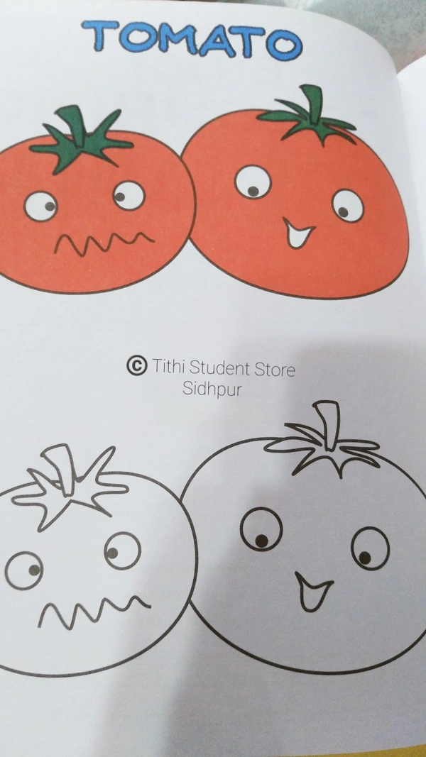 Enjoy Colouring Vegetables - vege