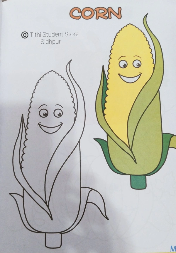 Enjoy Colouring Vegetables - vege