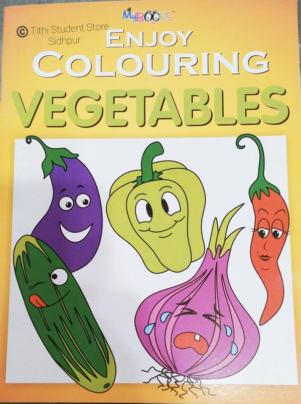 Enjoy Colouring Vegetables - vege