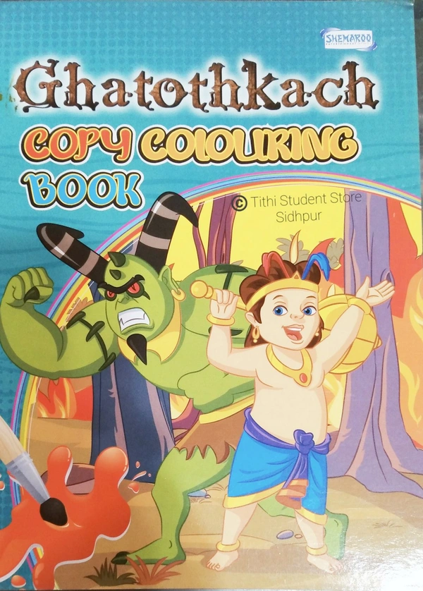 Ghatothkach Copy Colouring Book - Copy n colour 
