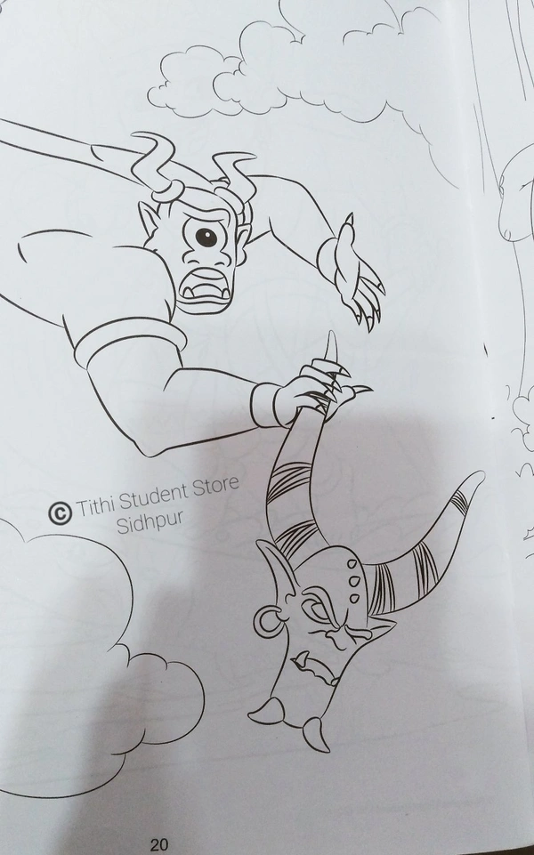 Ghatothkach Copy Colouring Book - Copy n colour 