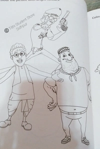 Motu Patlu Coloring Book 4  - Motu 4