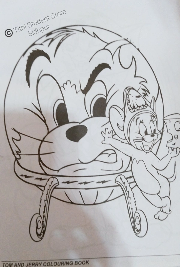 Tom And Jerry Coloring Book 