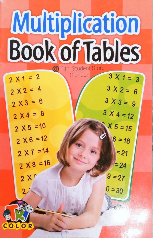 Multiplication Book Of Tables
