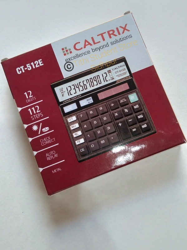 Caltrix CT 512 E Calculator  - 512E, Black