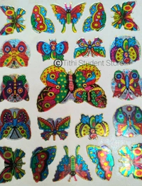 Sparkle Sticker Mix Design 10 Pieces Set