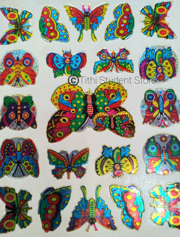 Sparkle Sticker Mix Design 10 Pieces Set