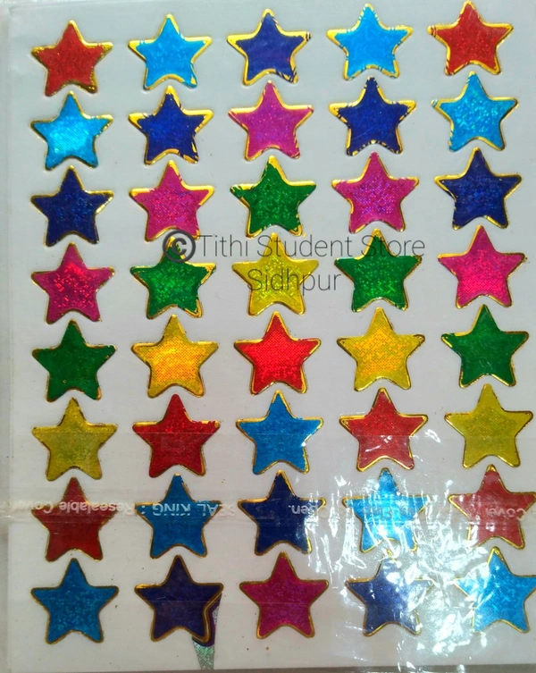 Sparkle Sticker Mix Design 10 Pieces Set