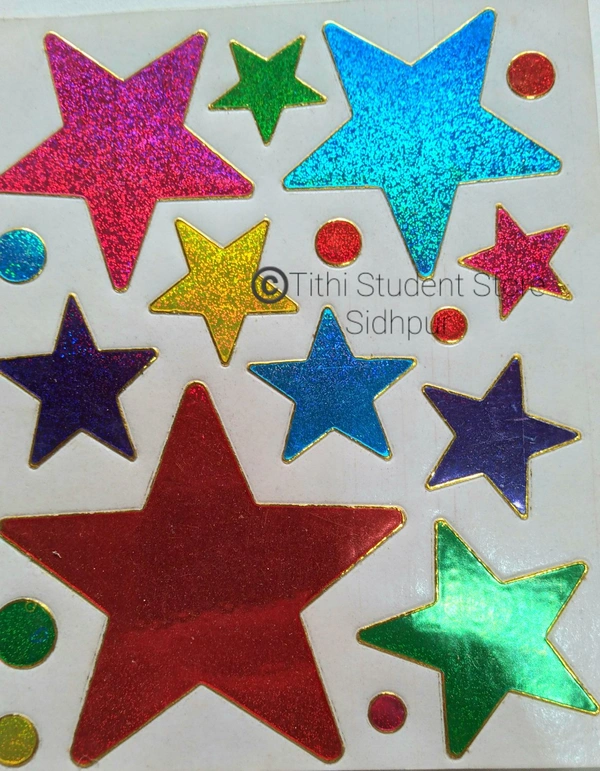 Sparkle Sticker Mix Design 10 Pieces Set