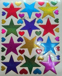 Sparkle Sticker Mix Design 10 Pieces Set