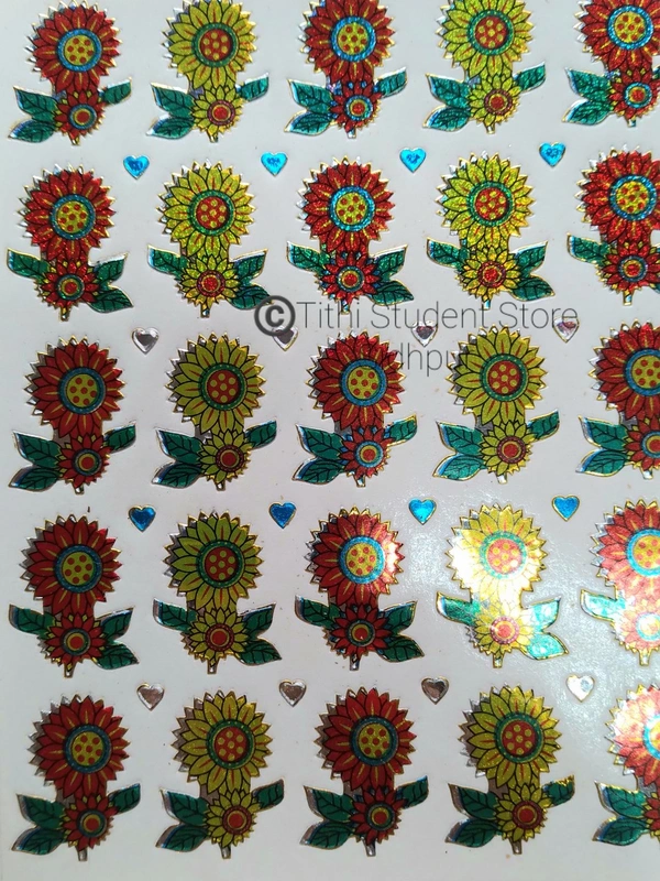 Sparkle Sticker Mix Design 10 Pieces Set