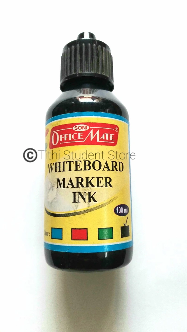 Office Mate White Board Marker Ink 100ml - Black