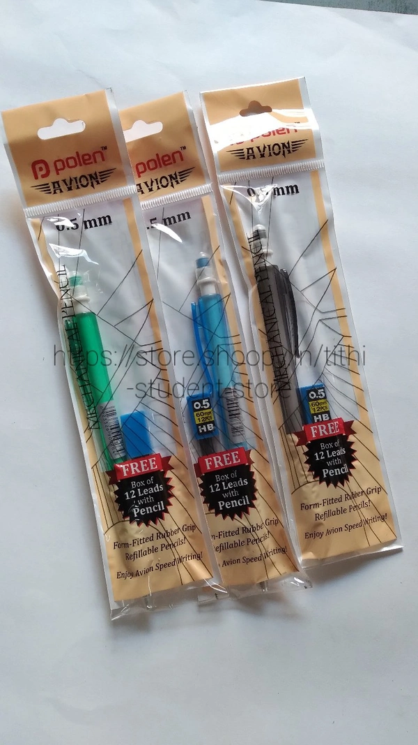 Avion Mechanical Pencil 0.5( Free Leads)  - One piece