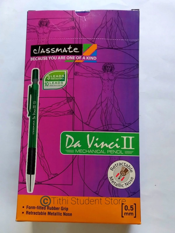 Classmate Da Vinci Mechanical Pencil 0.5mm  - 20 Piece pack