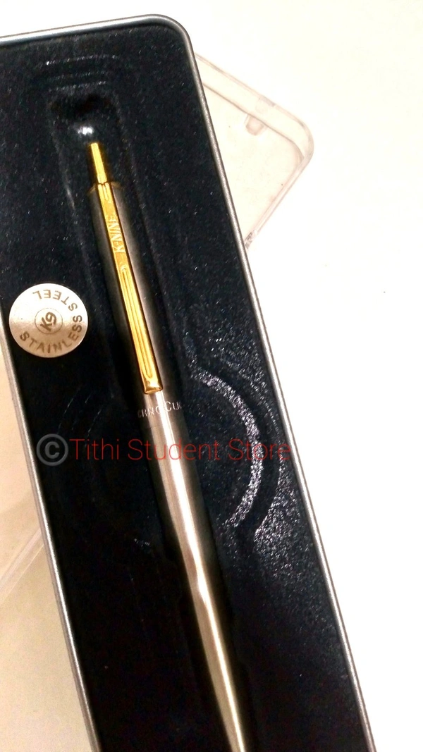 K-Nine TechnoClick 24 Carrat Gold PlatedGel Pen - 24 Carrat Gold Plated