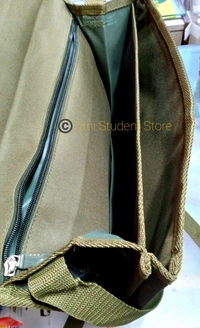 School Bag Sports Car  - Dark military Green , 16×12.5×7 inch approx 
