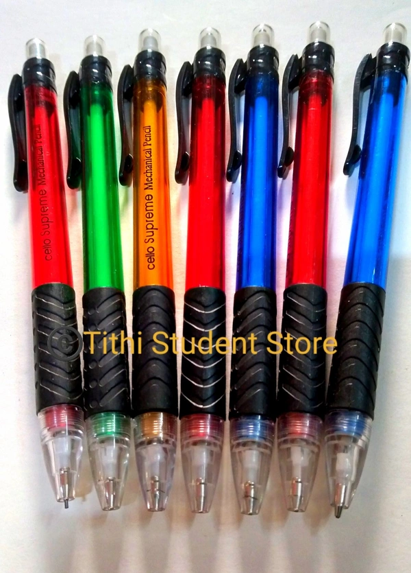 Cello Supreme 0.7mm Mechanical Pencil 5 Piece Pack - Random , 0.7mm