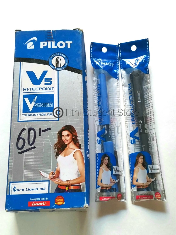 Pilot V5 Hi-Tech Point  - Black Ink
