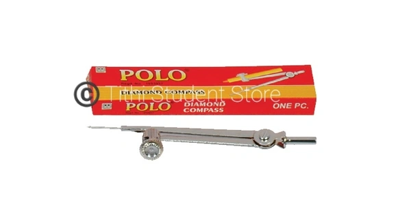 Polo Diamond Compass - Chrome finish