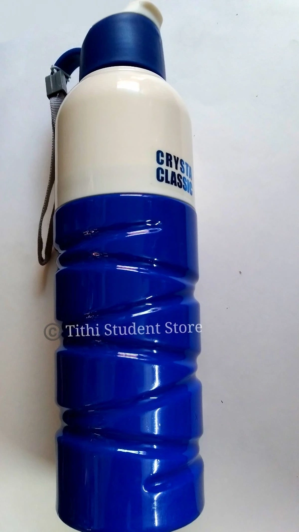 TSS Crysta Classic Big Insulated Water Bottle  - 800 ml, Blue 