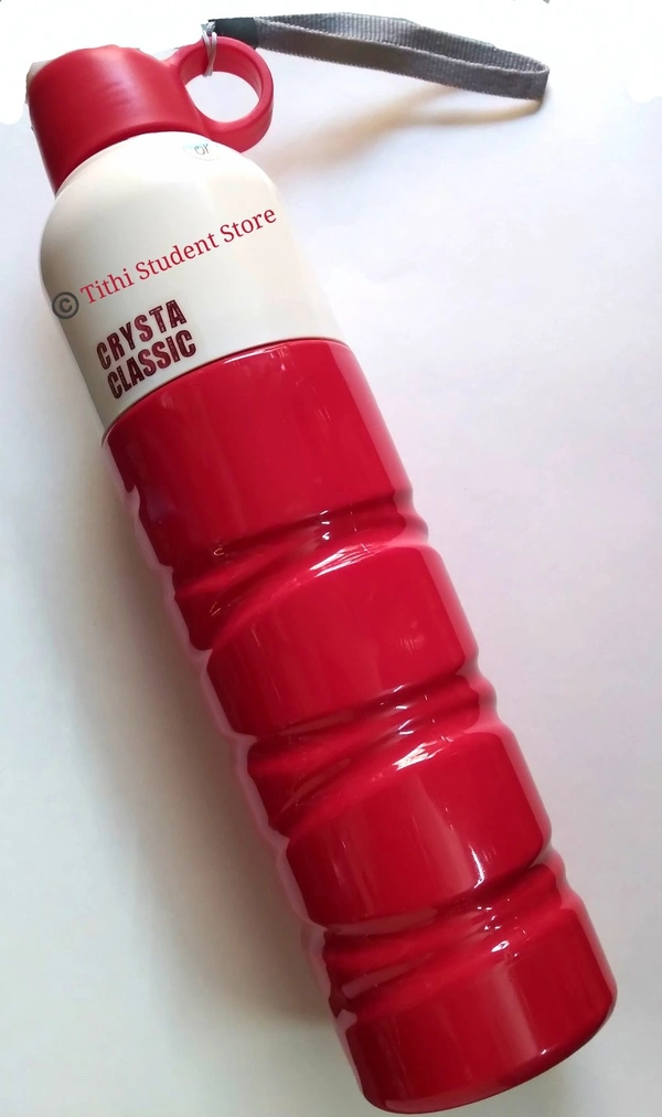 TSS Crysta Classic Big Insulated Water Bottle  - 800, Red