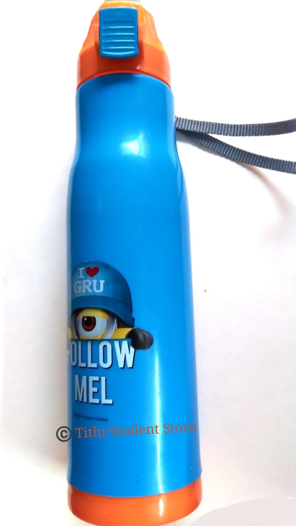 TSS Bullet DLX BIG 900 Insulated Water Bottle  - Blue +Orange , 900 ml