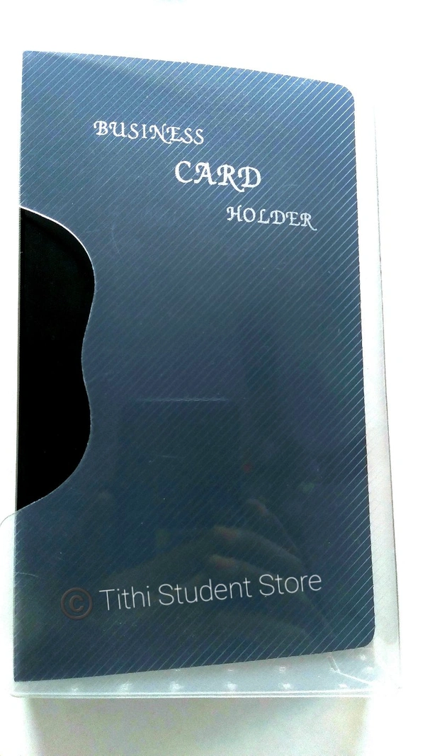 KIN Business Cards Holder 240 - Black, 19.5×11.5×3.3 cm approx 
