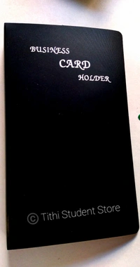 KIN Business Cards Holder 240 - Black, 19.5×11.5×3.3 cm approx 