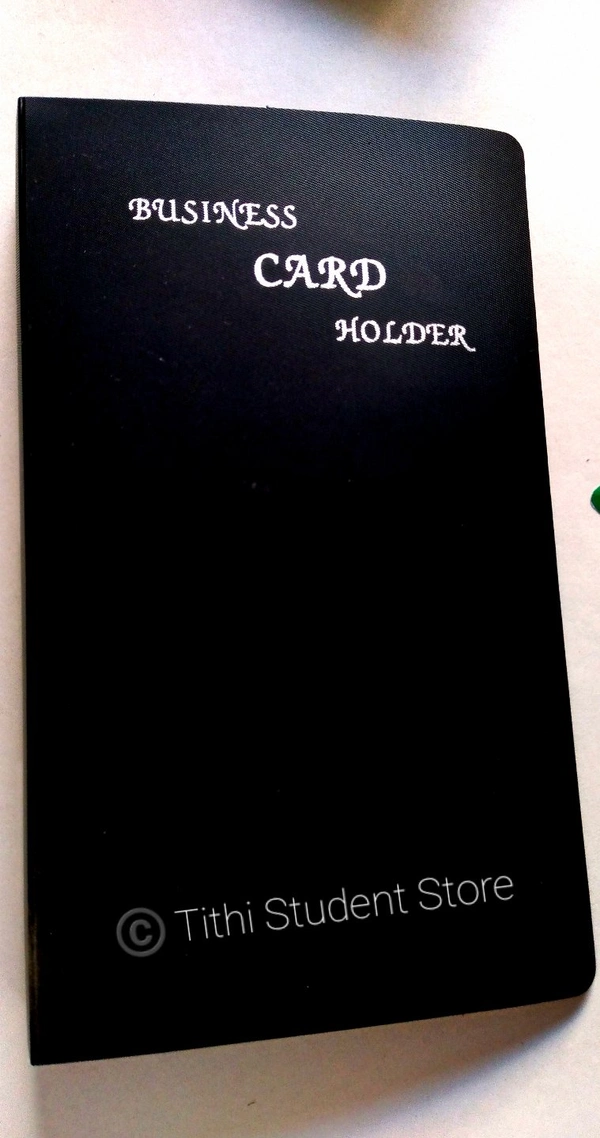 KIN Business Cards Holder 240 - Black, 19.5×11.5×3.3 cm approx 
