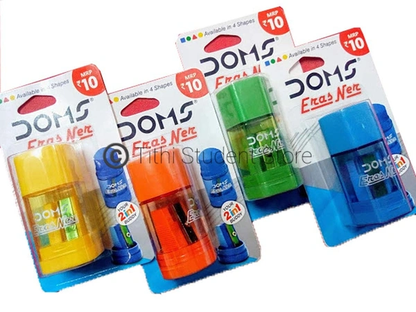 DOMS ErasNer 5 Piece Pack - Mix colours 