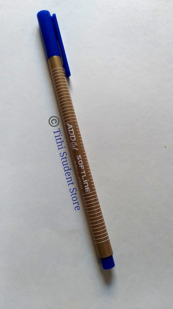 ADD Softline Ball Pen Pack Of 10 Piece +One Pen Free - Blue Ink