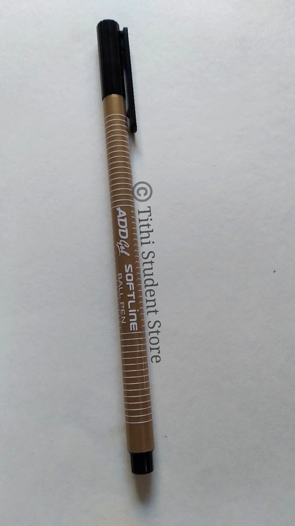 ADD Softline Ball Pen Pack Of 10 Piece +One Pen Free - Black Ink