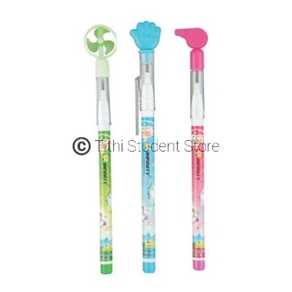 Infinity Dhakka Pencile 5 piece Pack  - Mix Design and Colour