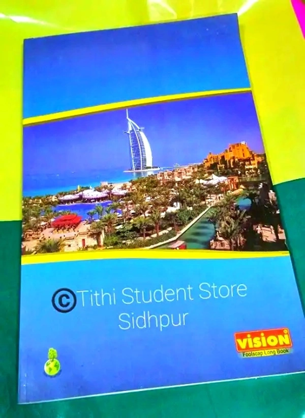 Vision Foolscap Notebook 150Page  - Attractive Titles 