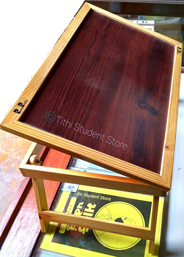 Wooden Study Table Desk  - Wooden, 22.5×13×9.5 inch